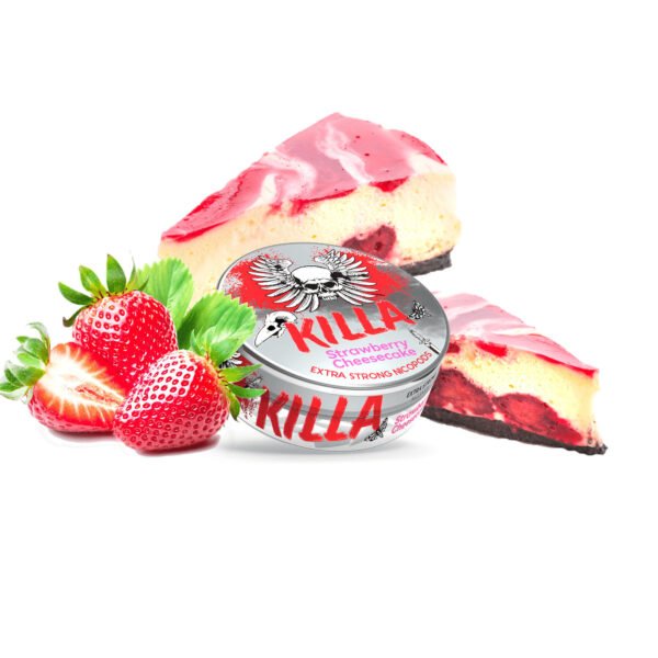 killa oral bag (strawberry cake 12.8mg)25 bottles
